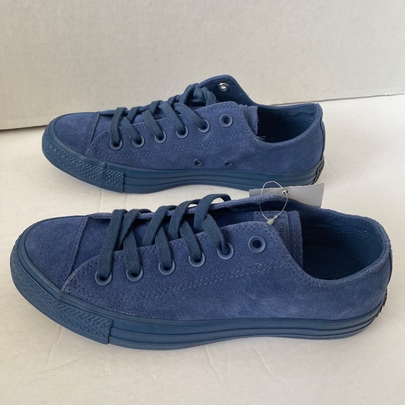 Converse Chuck Taylor All Star Blue Suede Shoes Mens Sz 5 Woman's Sz 7 - Picture 5 of 7